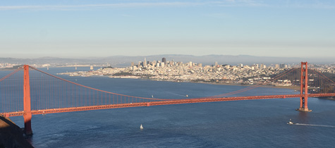 Golden Gate Bridge,San Francisco,overlook