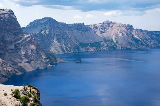 Blåt vand,Crater Lake,Udsigt,Phantom Ship