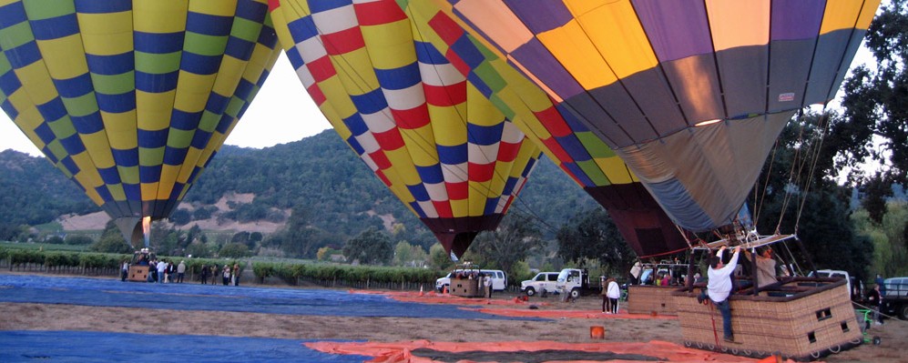 Hot Air Ballons,Sunrise,Napa Valley