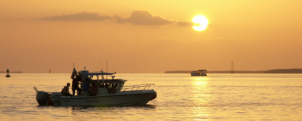Solnedgang,Over vandet,Key West,Båd
