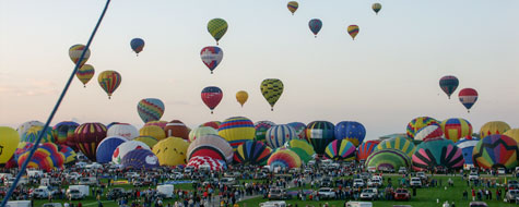 Luftballoner,Opstigning,Mennesker,Morgen,Alburquerque