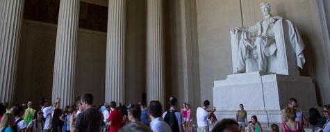 Lincoln,Memorial,Mennesker,Washington