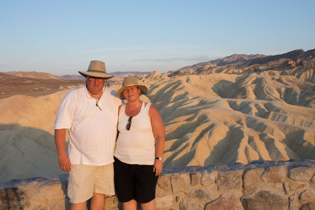 Solnedgang,Zabriskie Point,OnTheRoadUSA
