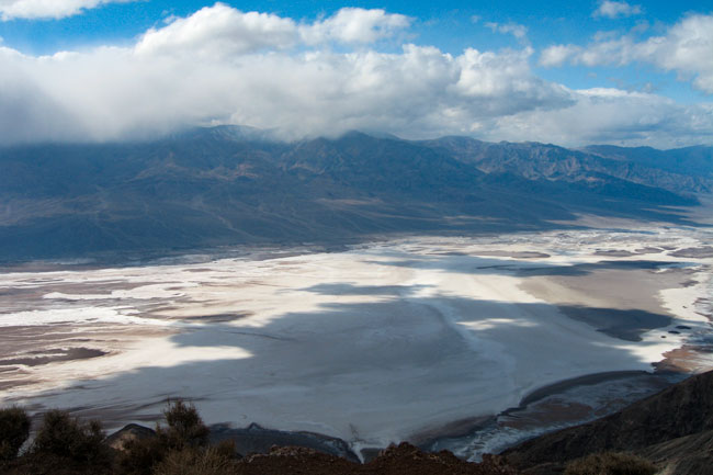 Udsigt,Dantes Peak,Death Valley,Skyer