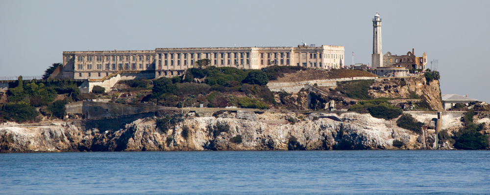 Alcatraz,Øen,Fangeblok,Fyrtårn,Ruin