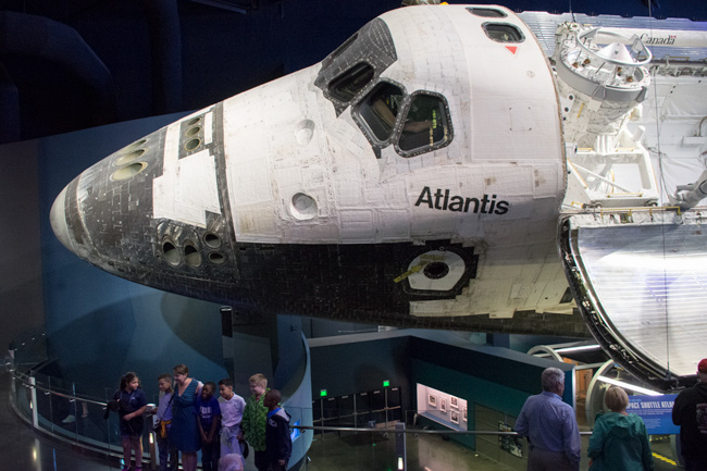 Rumfærge,Atlantis,Front,Tilskuer,Kennedy Space Center