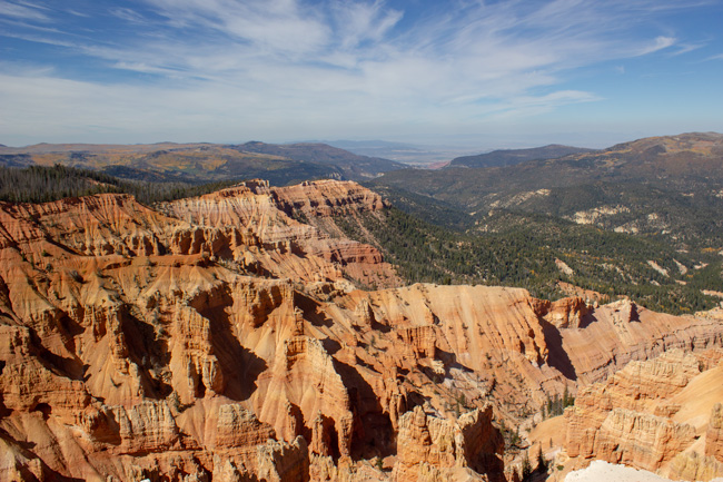 Cedar Breaks NM,Røde klipper,Bjerge,Udsigt
